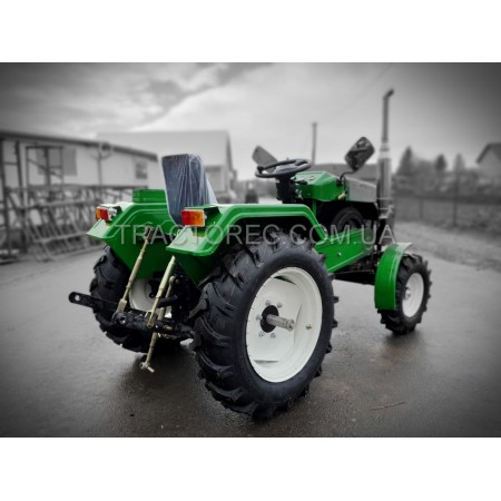 Мінітрактор БУЛАТ Т-245 XL ,ВОМ 540, високі шини, 24 к.с, тракторна КПП 3+1*2